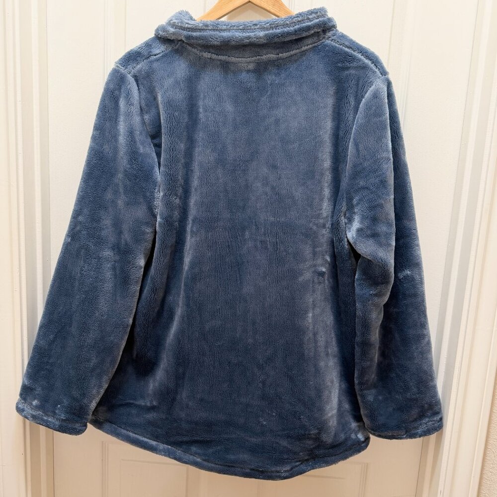 32 Degrees Women's Plush Jacket Size XXL Blue Full Zip Super Soft Lightweight - Picture 11 of 14